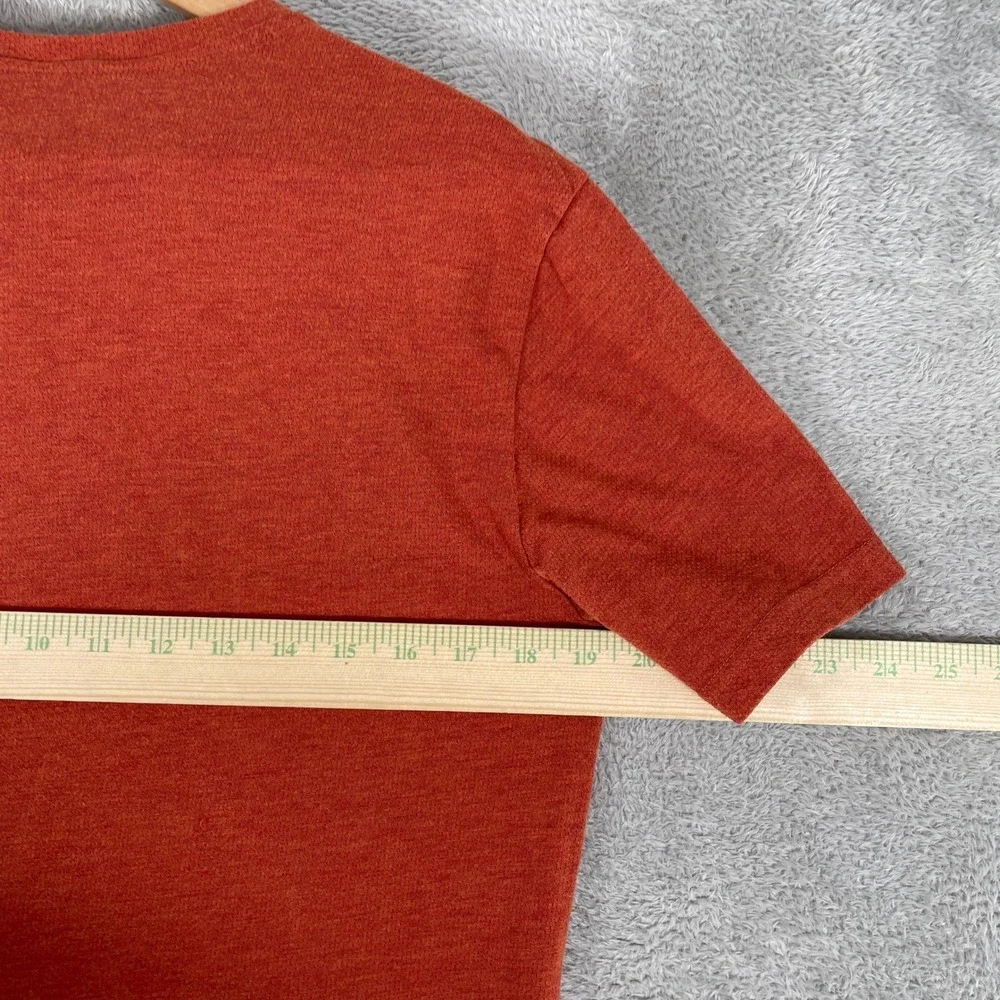 Nike Dri-FIT Training Shirt Mens Medium Orange Heather Active Gym Workout Tee